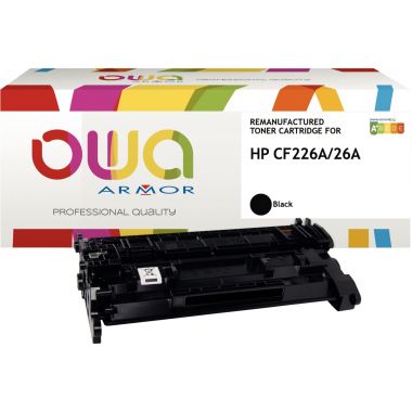 OWA Armor cartouche laser noire compatible HP 26A (CF226A)