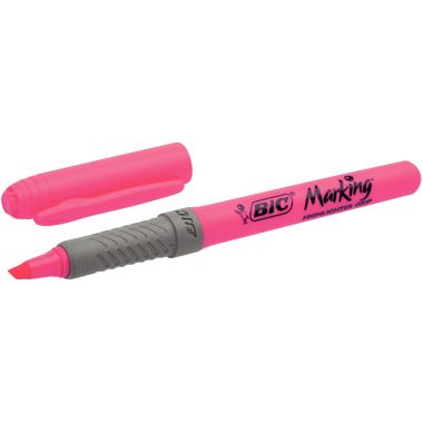 Bic Surligneur Bic Highlighter grip rose - 811934