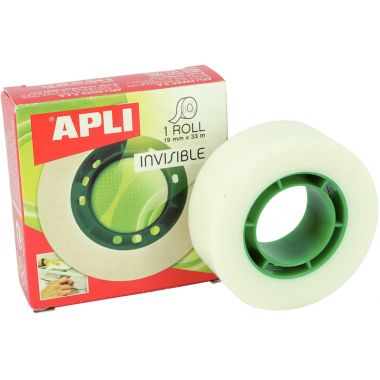 Rouleau adhésif Apli invisible 19mmx33m