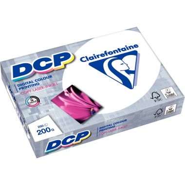 Clairefontaine - Paquet de 250 feuilles laser format A3 200g blanc DCP - 1808C