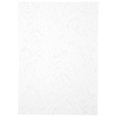 Paquet de 100 couvertures grain cuir brillant blanc