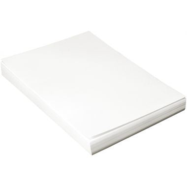 Paquet de 100 couvertures grain cuir brillant blanc