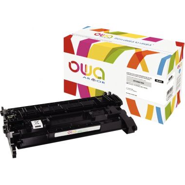 OWA Armor cartouche laser noire haute capacité compatible HP 26X (CF226X)