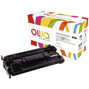 OWA Armor cartouche laser noire compatible HP 87A (CF287A)