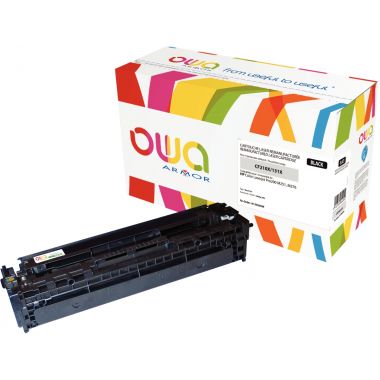 OWA Armor cartouche laser noire haute capacité compatible Canon 731H et HP 131X (CF210X)