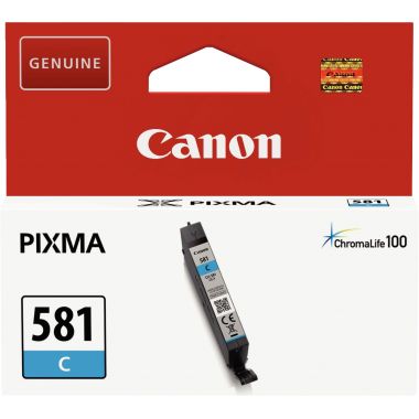 Canon 581 cartouche jet d'encre cyan authentique (CLI581C)