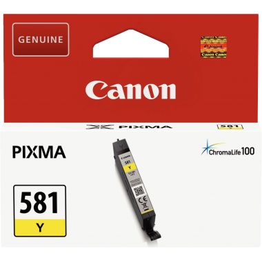 Canon 581 cartouche jet d'encre jaune authentique (CLI581Y)