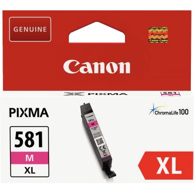 Canon 581XL cartouche jet d'encre magenta haute capacité authentique (CLI581XLM)