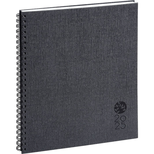 Agenda semainier Forever 19,5x22,5cm gris