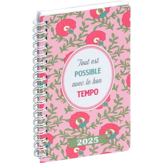 Agenda semainier Tout est possible 9x16cm